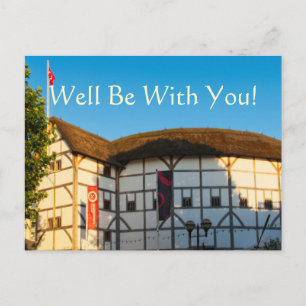 Well Be With You! Shakespeare Postcard