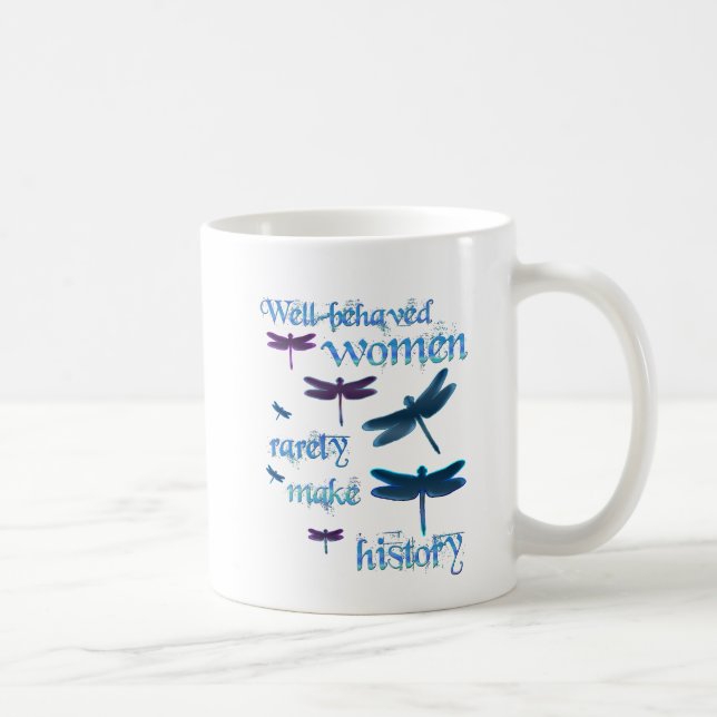 Well-behaved Dragonflies Coffee Mug (Right)