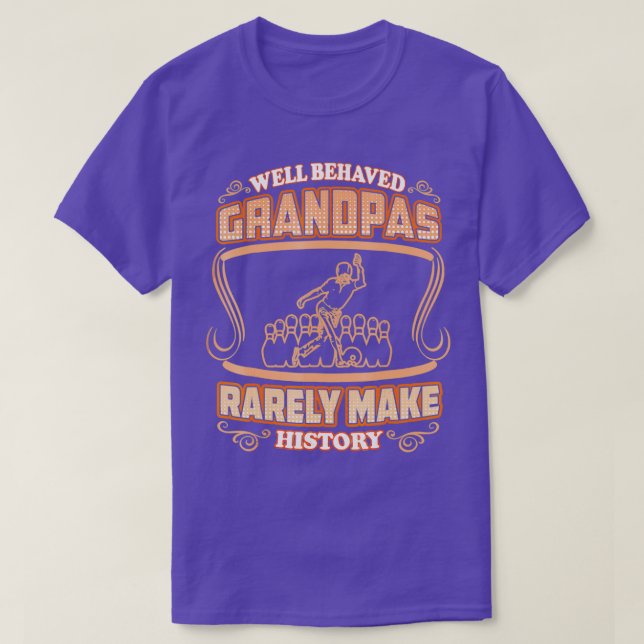 Well Behaved Grandpas Rare Make T-Shirt (Design Front)