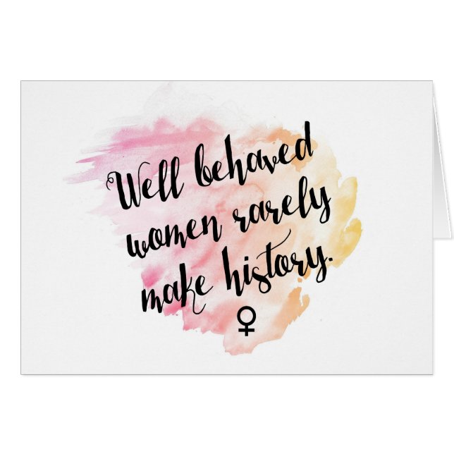 Well Behaved Women (Front Horizontal)