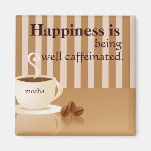 Well Caffeinated Magnet for Coffee Lovers