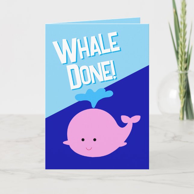 Well Done Card, Achievement Congratulatory Card (Front)
