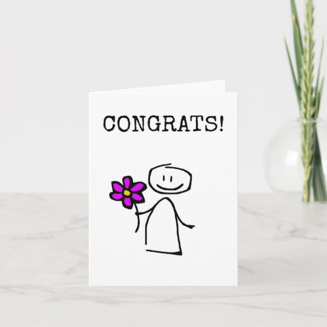 Well Done, Congratulations Card (Front)