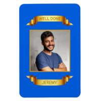 Well Done Gold Scroll, Custom Photo - Personalized