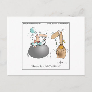 WELL DONE! Postcard by April McCallum