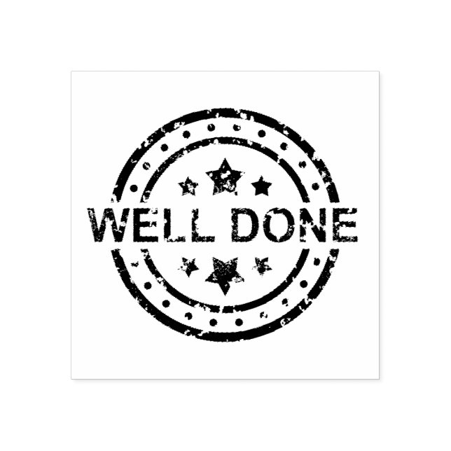 Well Done Rubber Stamp (Imprint)