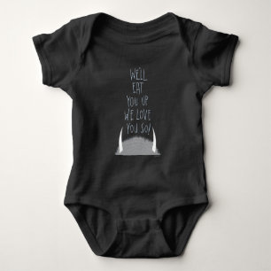 We'll Eat You Up We Love You So! - Blue Baby Bodysuit
