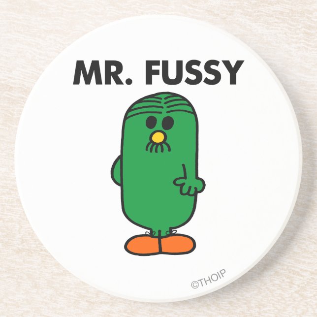 Well-Groomed Mr. Fussy Coaster (Front)