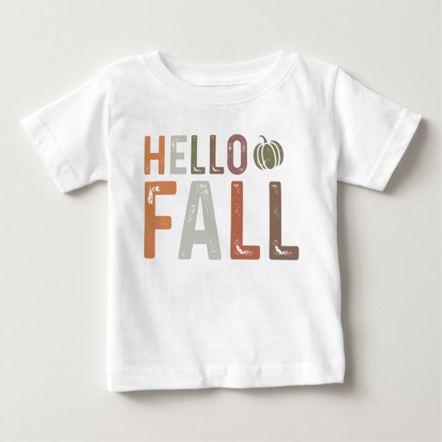 Well Hello Fall Baby T-Shirt (Front)