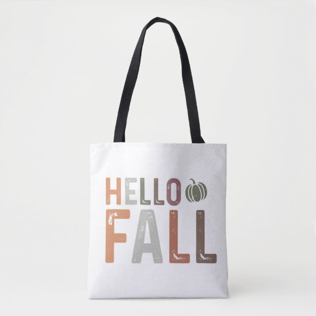 Well Hello Fall Tote Bag (Front)