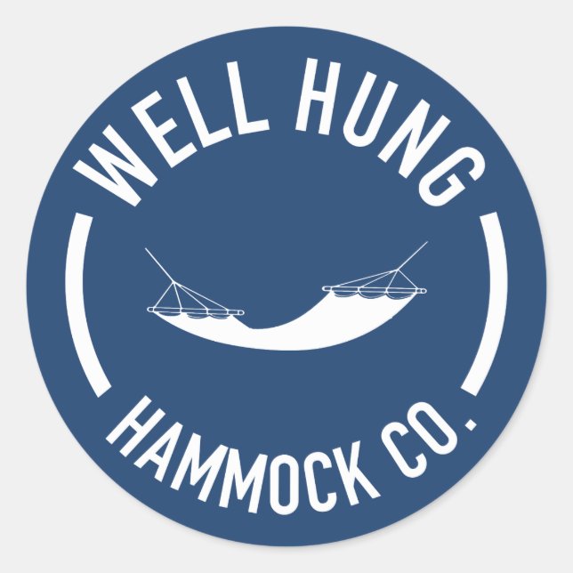 Well Hung Hammock Company Classic Round Sticker (Front)