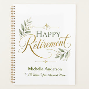 We'll Miss You Around Here Personalised Name Planner