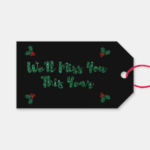 We'll Miss You Social Distancing Christmas Gift Tags