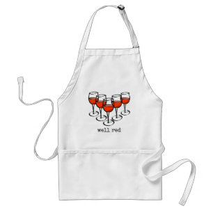 Well Red Wine Glasses Standard Apron
