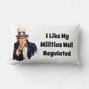 Well Regulated Militia Lumbar Cushion