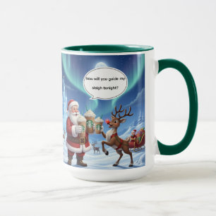 Well Rudolph? Christmas Mug AI Used
