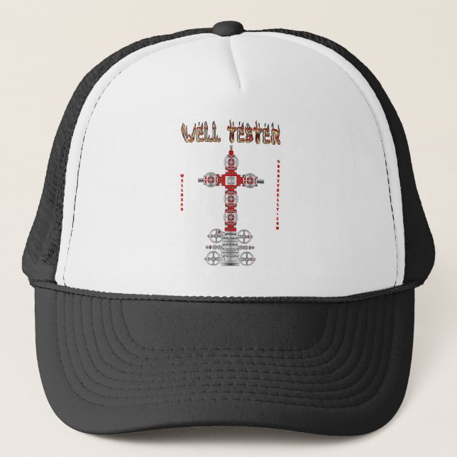 Well Tester Oil Field Cap (Front)
