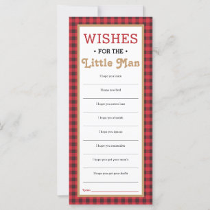 Well Wishes Card, Baby Shower, Little Man