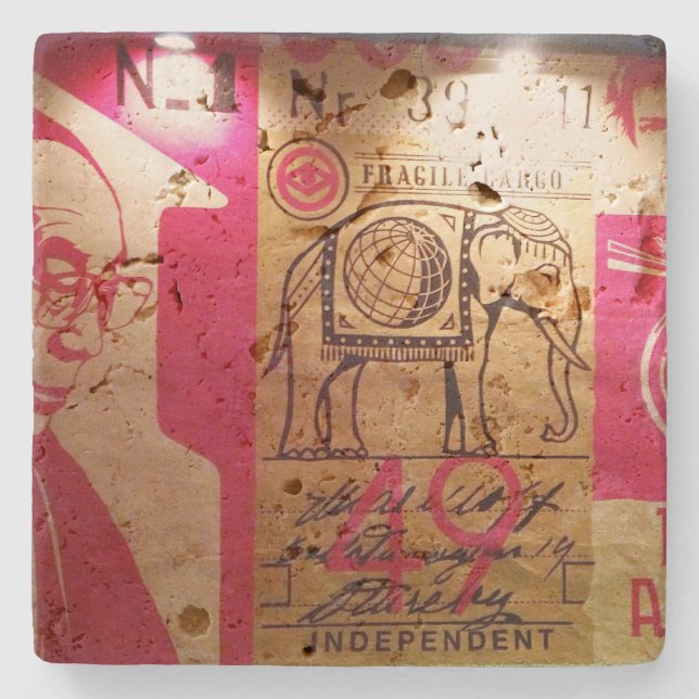 Well Worn Coaster (Front)