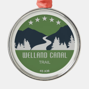 Welland Canal Trail Ontario Canada Metal Tree Decoration