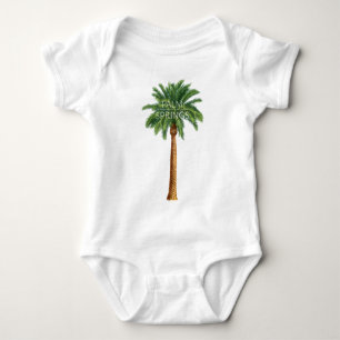 Wellcoda Palm Springs Holiday Summer Fun Baby Bodysuit