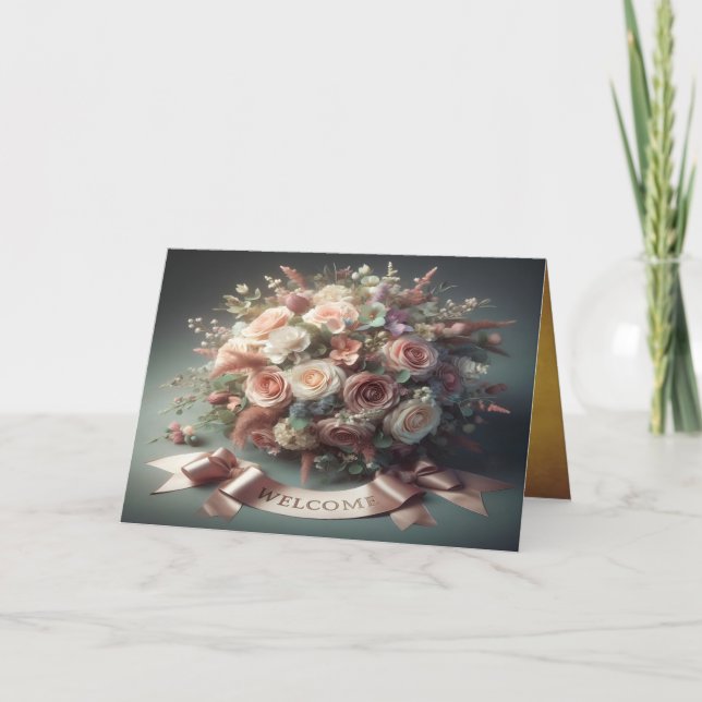 Wellcom Folded Invitation Card (Front)