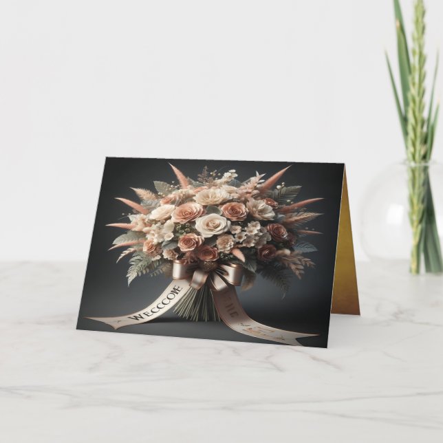 Wellcom Folded Invitation Card (Front)