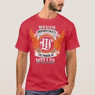 Weller Name Shirt Never Underestimate The Power Of
