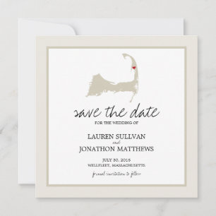 Wellfleet Cape Cod Wedding Save the Date