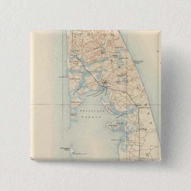 Wellfleet, Massachusetts 15 Cm Square Badge (Front)