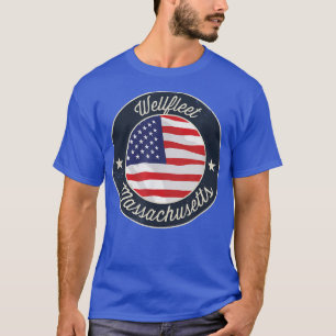 Wellfleet - Patriotic Massachusetts Souvenir T-Shi T-Shirt