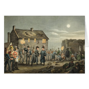 Wellington and Blucher Meeting by Accident at the