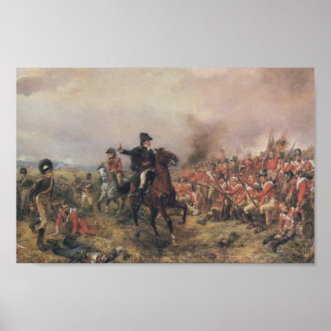 Wellington at Waterloo Poster (Front)