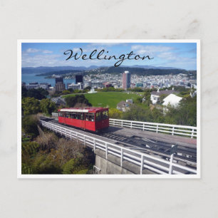 wellington cable car postcard