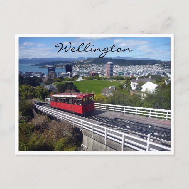 wellington cable car postcard (Front)