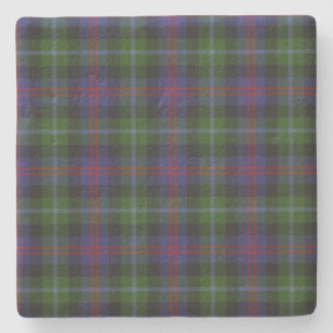 Wellington Clan Tartan Plaid Stone Coaster