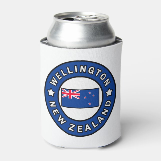 Wellington New Zealand Can Cooler (Can Front)