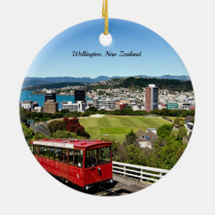 Wellington, New Zealand Ceramic Tree Decoration
