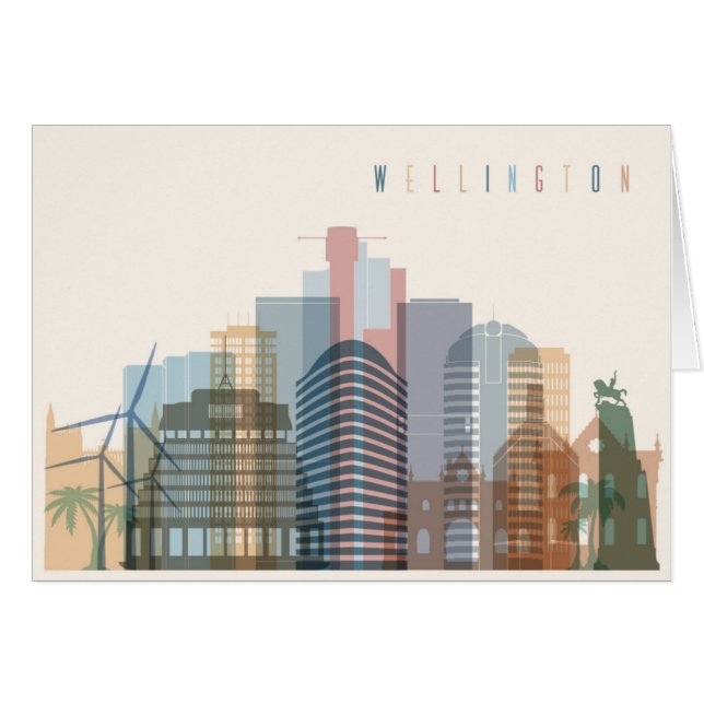 Wellington, New Zealand | City Skyline (Front Horizontal)