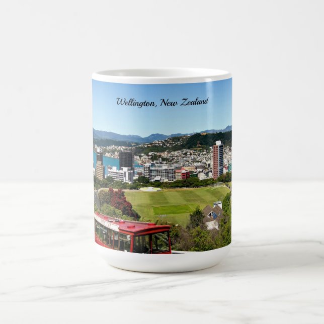 Wellington, New Zealand Coffee Mug (Center)
