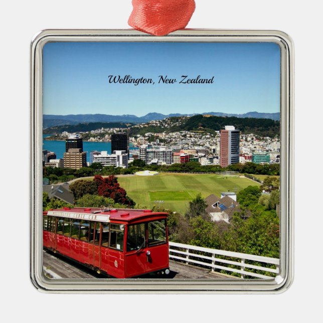 Wellington, New Zealand, Metal Tree Decoration (Front)