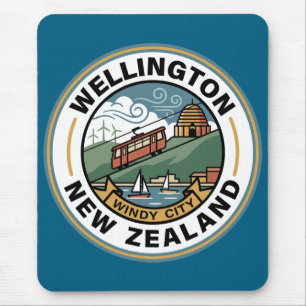 Wellington New Zealand Mouse Pad