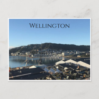wellington new zealand postcard