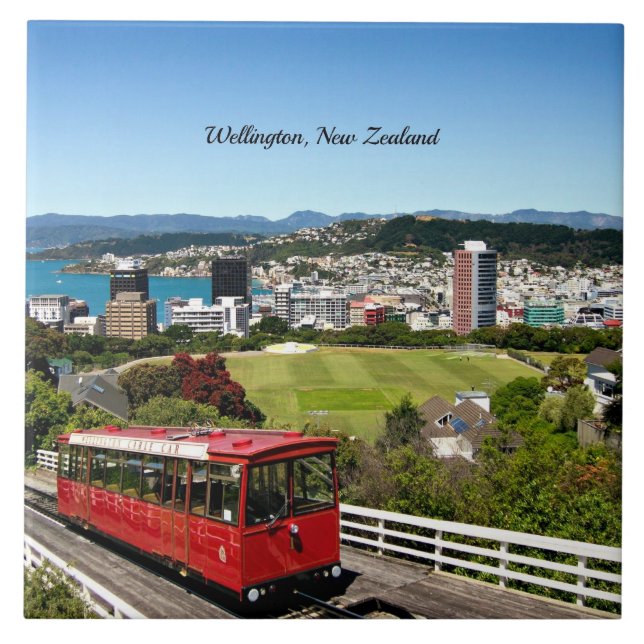 Wellington, New Zealand Tile (Front)