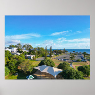 Wellington Point Recreation Reserve Aerial View Poster