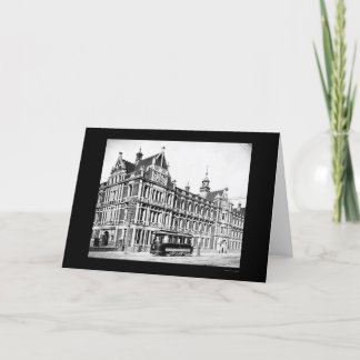 Wellington RR Building New Zealand 1910 Card