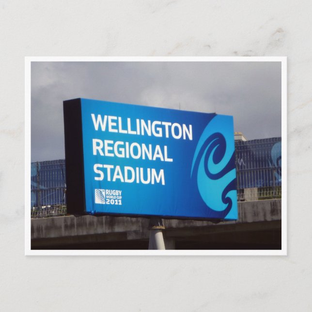 wellington stadium postcard (Front)
