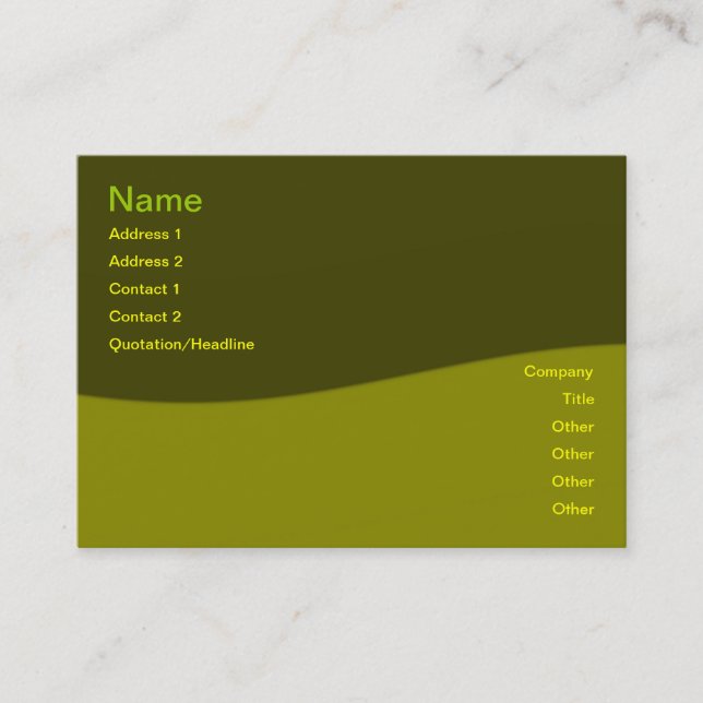 Wellness Business Card (Front)