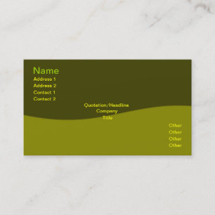 Wellness Business Card