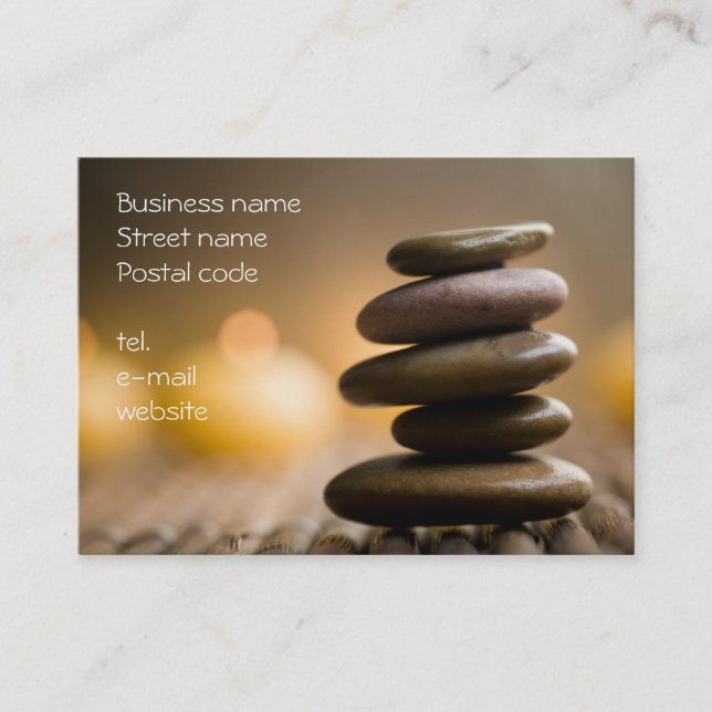 Wellness business card (Front)